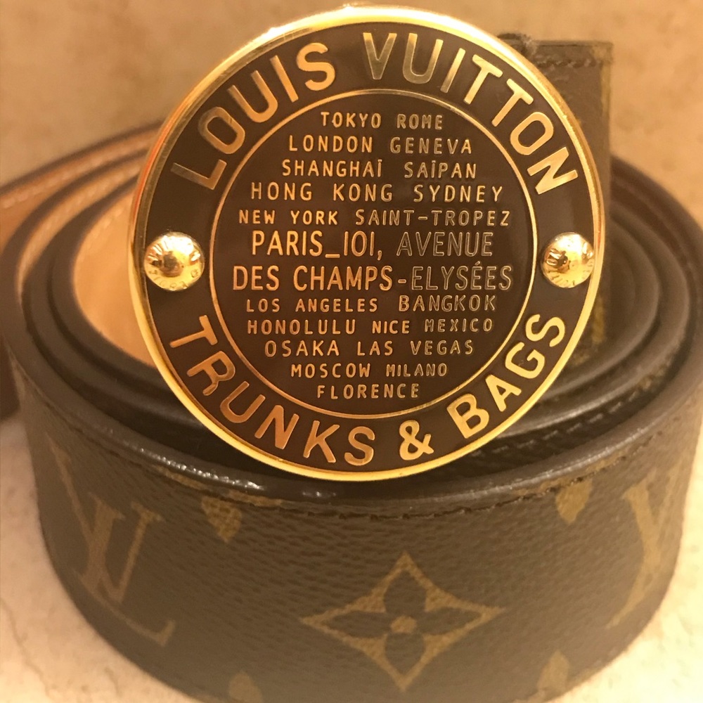 Rare LV Trunks/Bags Belt